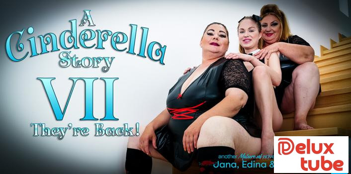 [ Mature NL ] Babe Maya has sex with her two huge evil stepmoms Jana and Edina in another Cinderella story