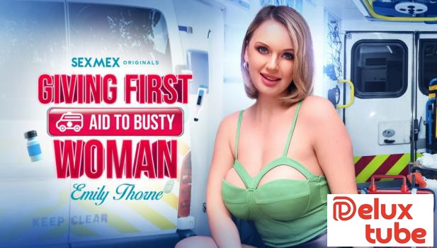 [ Sex Mex ] Giving first aid to busty woman