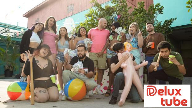 [ Reality Kings ] Lacey London, Mandy Waters, Macy Meadows & Krissy Knight - Money Talks: Block Party