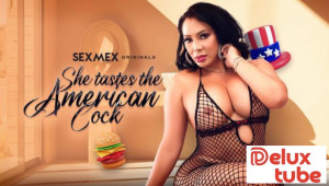 She Tastes The American Cock