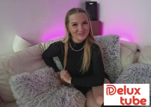 First Time Casting With Hot Fresh Blonde Luana Shes Shy And Nervous