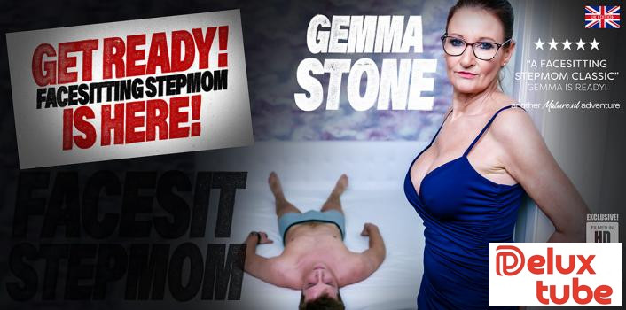 [ Mature NL ] MILF Gemma Stone has a facesitting fetish affair with her pussy and ass craving stepson