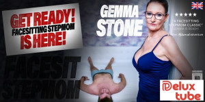 MILF Gemma Stone has a facesitting fetish affair with her pussy and ass craving stepson