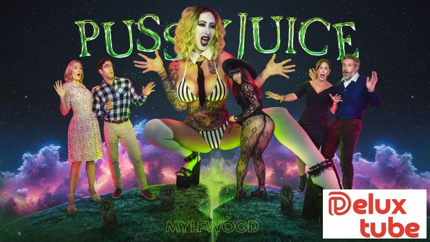 [ Mylf ] Lily Lane, River Lynn, Mochi Mona & Molly Manning - Pussyjuice (Beetlejuice Parody)