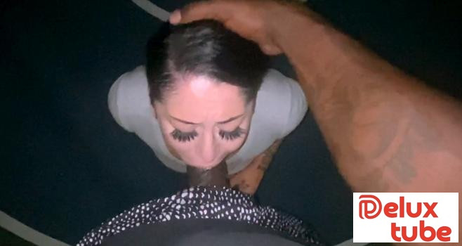 [ Seventeen ] Outdoor night blowjob