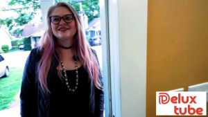 Librarian Looking Babe Gets Mad