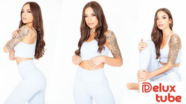[ Penthouse ] April Olsen Takes Every Black Inch