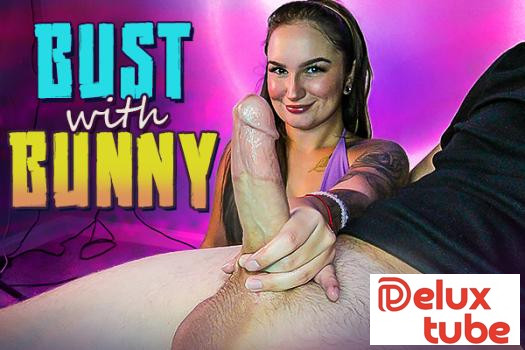 [ Finish Him ] Bust With Bunny! Teen 18+ Handjob Quickie