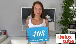 Russian babe Olivia Westsun fucks at the casting - E408