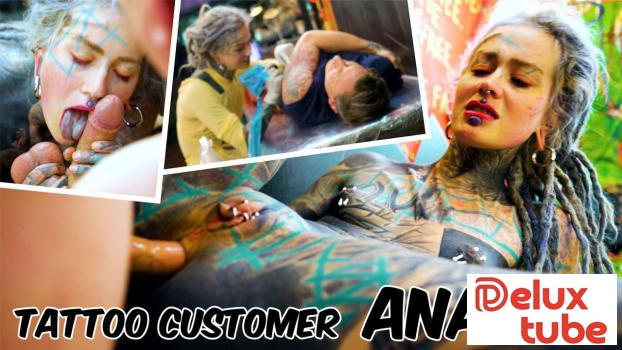 [ Radical Cash ] Anuskatzz - Tattoo Customer Gets More Than Ink with Anuskatzz