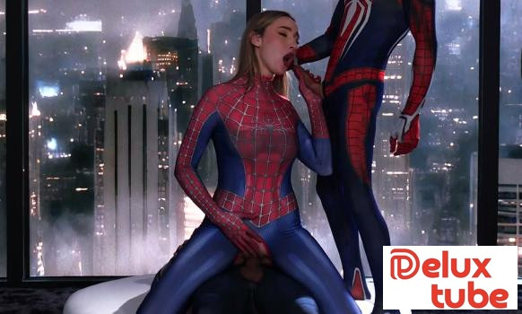 [ Sex Mex ] Spider Girl Banged By Superheroes
