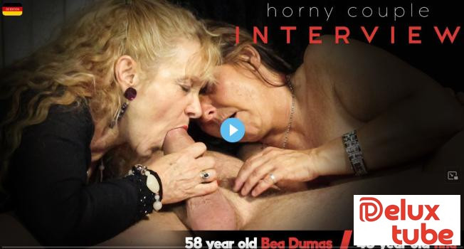 [ Mature NL ] Bea Dumas - 58 Year Old German MILF Bea Dumas Interviews Fucking Couple Tina And Her Husband