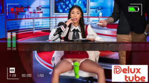 Sona Bella Moans the Morning News: Bratty Schoolgirl’s Orgasmic Punishment!