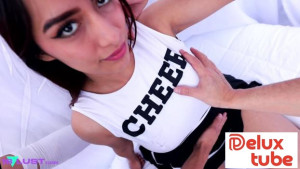 Double Teamed Cheerleader