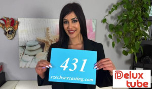 Hot diva from Spain enjoys hard cock - E431