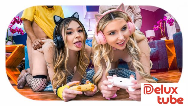 [ Team Skeet ] No More Gaming: Bff’s Share Some Daddy Dick