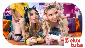 No More Gaming: Bff’s Share Some Daddy Dick