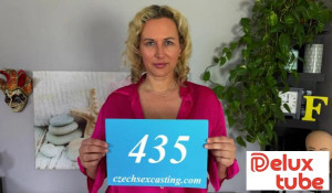 Busty milf bombshell shows off her massive boobs - E435