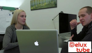 Sexy Czech blonde wants a weekendjob