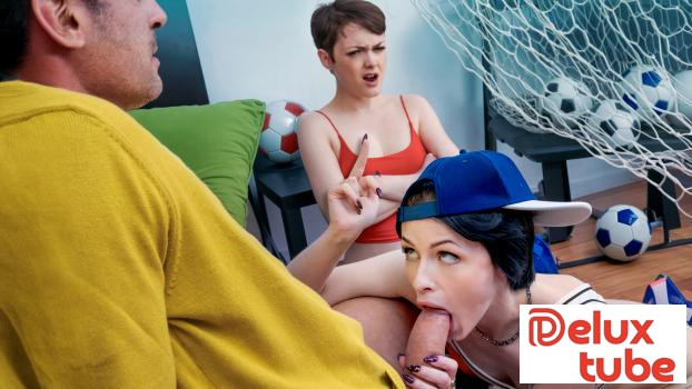 [ Tomboyz ] Raee Ripley, Jade Valentine & Rachel Ramsey - Heated Rivalry: Divided by Soccer, United by Cock