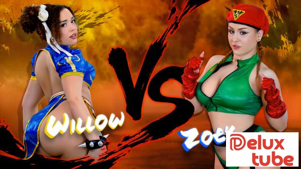 [ Team Skeet ] Willow Ryder vs Zoey Uso! Fight! (Street Fighter Parody)