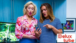 Slutty Stepmom Swipes Right For Dick!